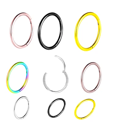 Septum Piercing Ring Clicker Ohrring Helix Universal Lippenring Segment Tragus - Bild 1 von 4
