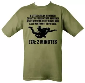 BRITISH ARMY HEAVENLY ANGELS T-SHIRT S-2XL PARACHUTE REGIMENT AIRBORNE PARAS - Bild 1 von 1