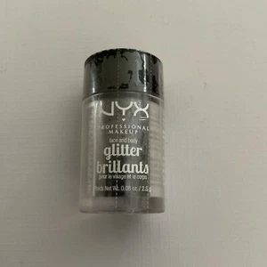 NYX Glitter Brilliants Face and Body Glitter # GLI12 GUNMETAL - Picture 1 of 3