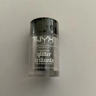 NYX Glitter Brilliants Face and Body Glitter # GLI12 GUNMETAL - Image 1 of 3