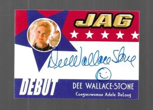 JAG Premiere Edition Debut Autograph card D26 Dee Wallace-Stone - Adele DeLong - Picture 1 of 2