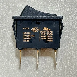 OEM Genuine Bosch -  Light Rocker Switch 605507 FOR Bosch DPH36652UC Range Hood - Picture 1 of 2