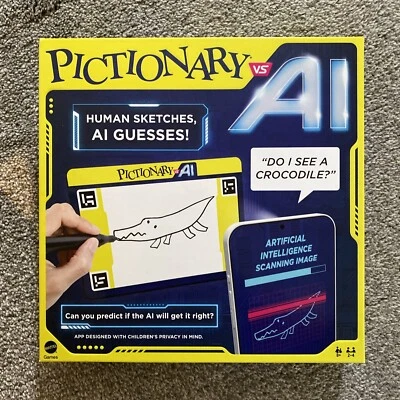 Pictionary Vs AI Game - You Draw And AI Guesses! Ages 8+ Brand New - Image 1 of 2