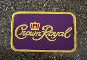 EXTREMELY RARE CROWN ROYAL CANADIAN WHISKEY EMBROIDERED IRON-ON PATCH... - Picture 1 of 2