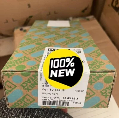 50PCS Phoenix Contact 3003923 grounding terminal USLKG 10 N - Image 1 of 2