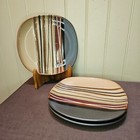 Home Trends Bazaar Brown 8-5/8” Salad Plates Better Homes and Gardens Lot of 3