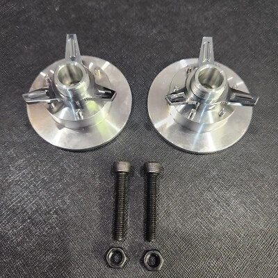 Adaptadores de rueda de tambor delantero escala 1/4 con cojinete (2) Foto 1 de 4