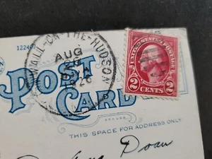 Estampilla de 2 centavos de George Washington en postal de Nueva York Peekskill Bear Mountain de 1926 - Imagen 1 de 15