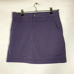 Eddie Bauer Purple Skirt Women Stretch Water Resistant TraVex Above Knee Sz 4 - Picture 1 of 5