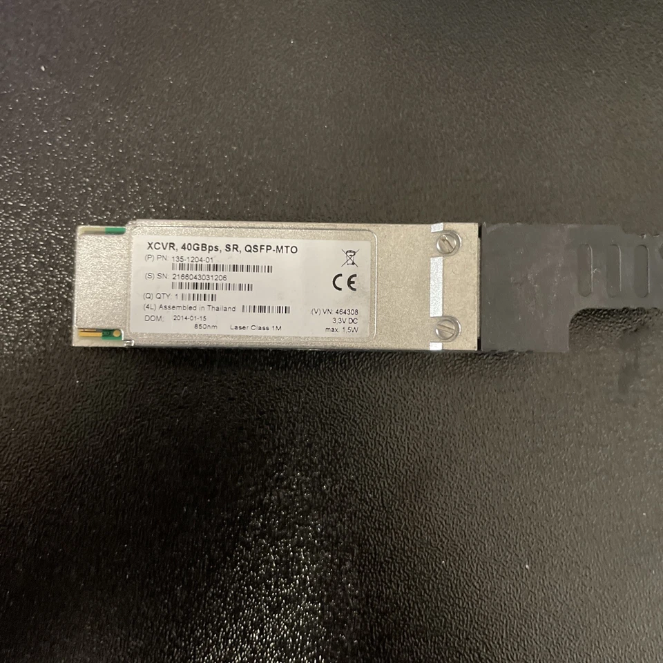 Sun Oracle XCVR 40Gb SR QSFP MTO Optical Transceiver 135-1204-01  - Image 1 of 1