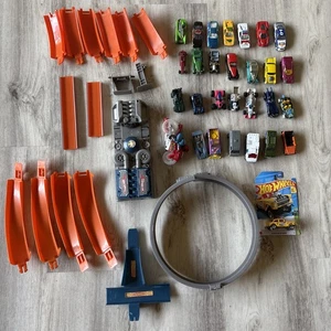 Hot Wheels Cars Tracks Lot Set Mixed Bundle Vintage + Modern Matchbox Vehicles - Picture 1 of 20