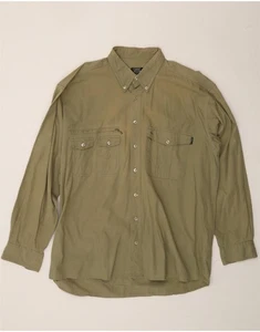 CAMEL ACTIVE Mens Shirt Large Khaki DU93 - Picture 1 of 3