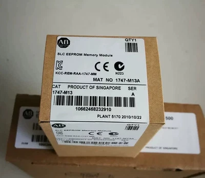 New Factory Sealed Allen Bradley 1747-M13 / A SLC 64KB Memory Module 1747M13 AB - Image 1 of 3