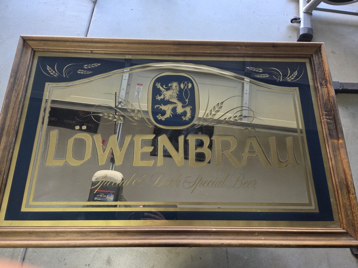Löwenbräu ビンテージミラー Löwenbräu ビンテージミラー