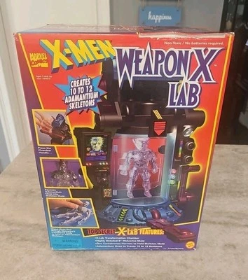 Marvel X-Men Weapon X Lab Wolverine Playset ToyBiz 1996 Adamantium Skeleton VHTF - Image 1 of 4