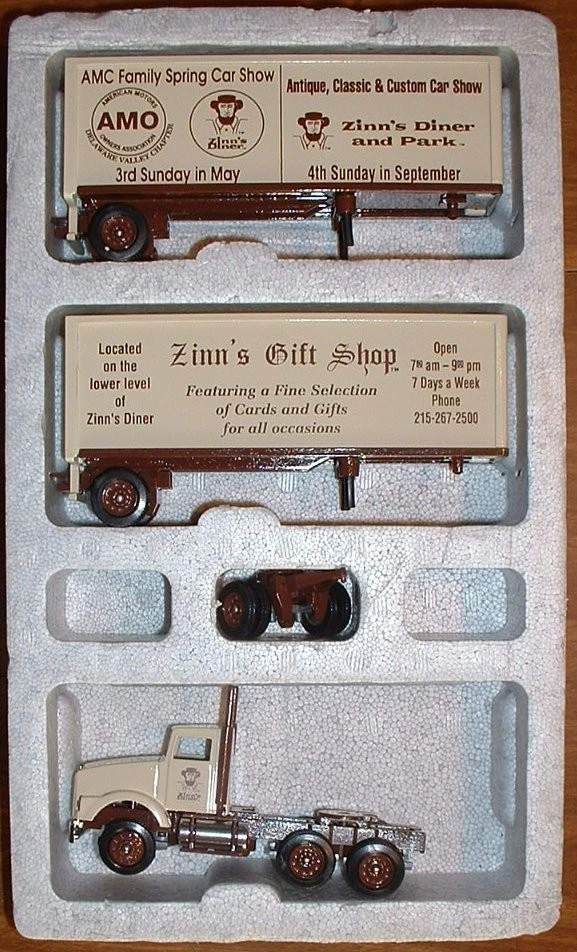 Zinn's Diner Doubles '92 Winross Truck - Image 1 of 1