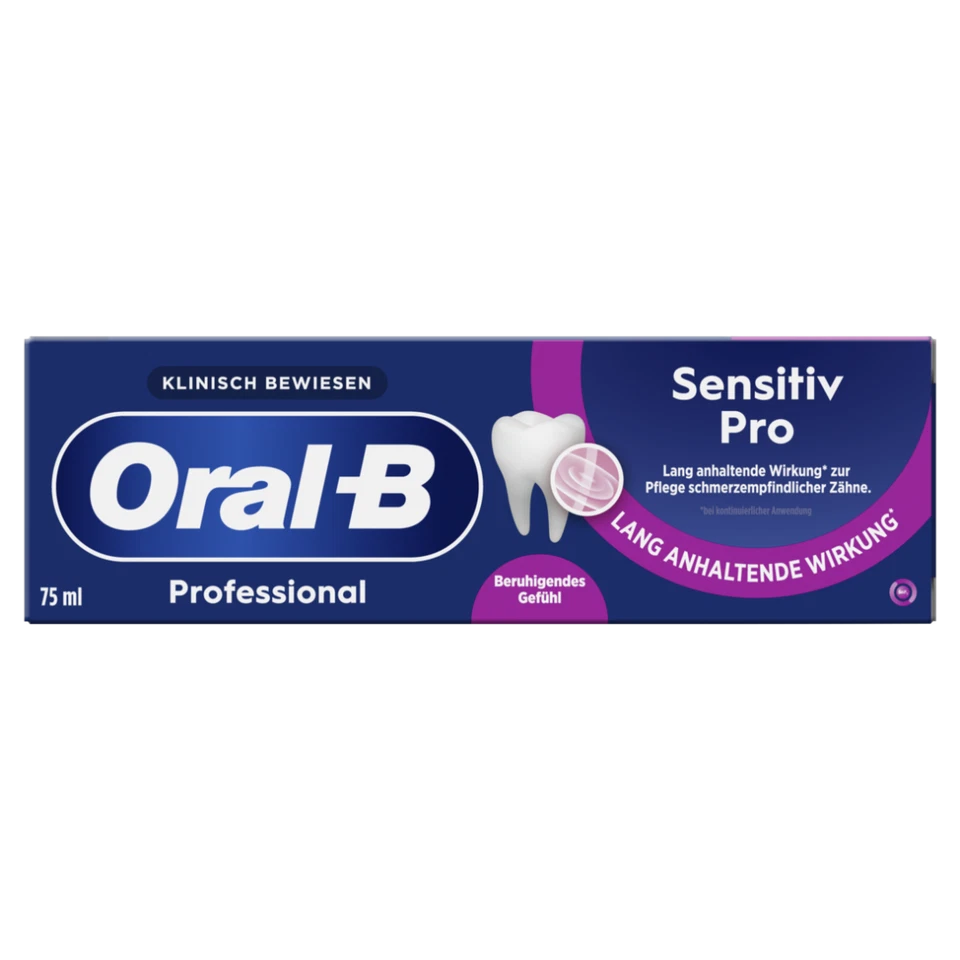 Multipack 12x Oral-B Professional Sensitiv Pro Beruhigendes Gefühl Zahncreme,  . - Bild 1 von 1
