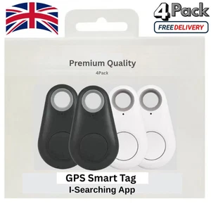4X Galaxy Smart Tag 2 Bluetooth GPS Tracker Pets, Bike, Car, Kids Black - Photo 1 sur 7