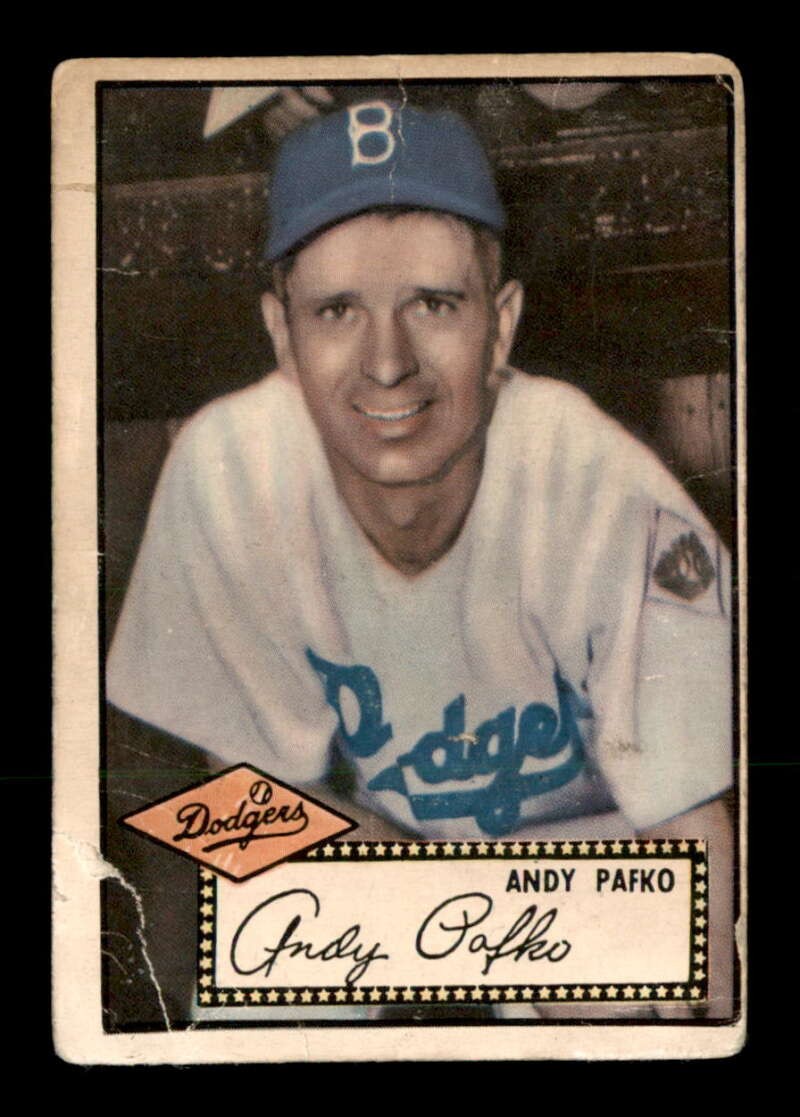 Topps Andy Pafko Baseball 1952 Season Sports Trading Cards