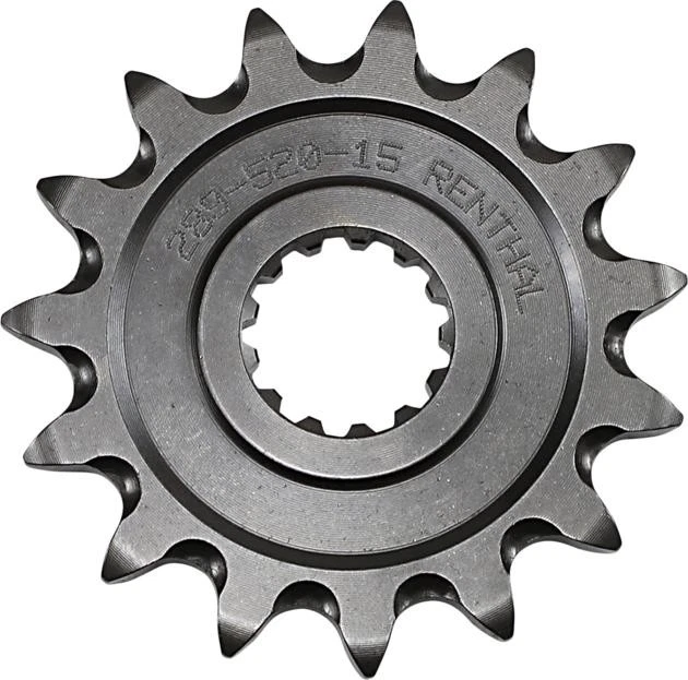 Renthal 520 Grooved Front Sprocket 15T #289--520-15GP for Kawasaki/Yamaha/Suzuki - Image 1 of 1