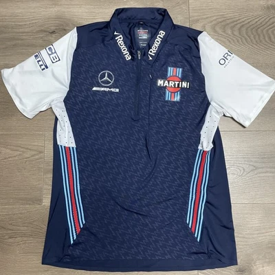 Williams Martini Racing Fanatics Mercedes Benz 1/4 Zip Shirt Size Men’s M - Image 1 of 4