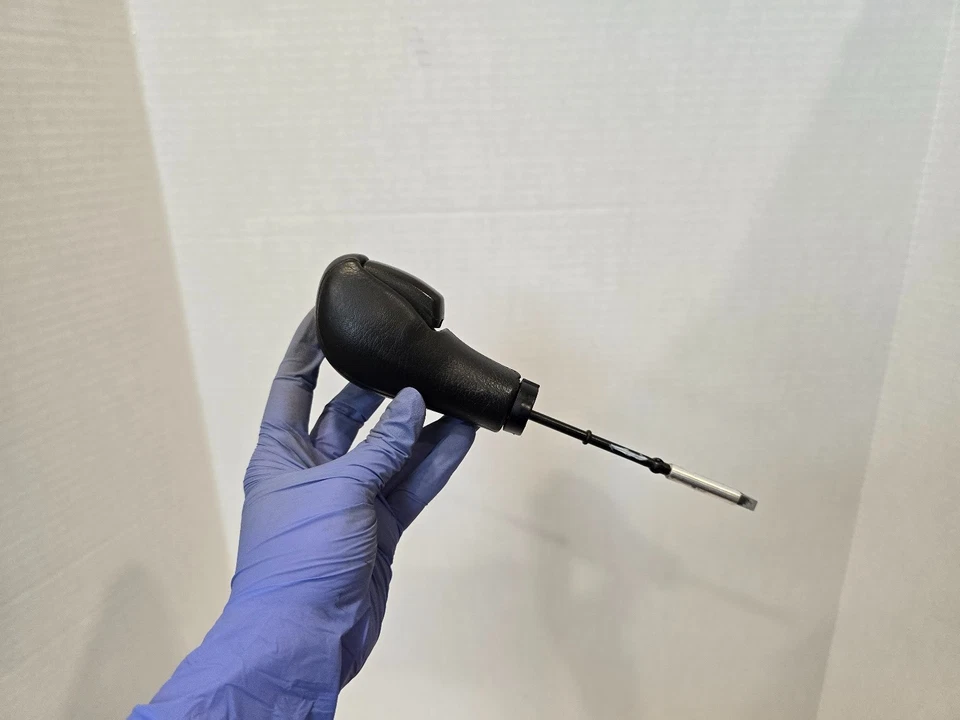 VOLVO S60 V70 S80 XC70 XC90 Geartronic cuero perilla de cambio negro A118 Foto 1 de 4