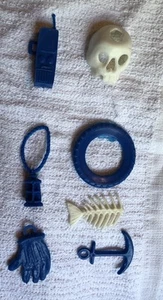 Juego de mandíbulas ideales vintage 1975 mitón de calavera anclaje de linterna de neumático + lote de piezas ORIGINAL - Imagen 1 de 7
