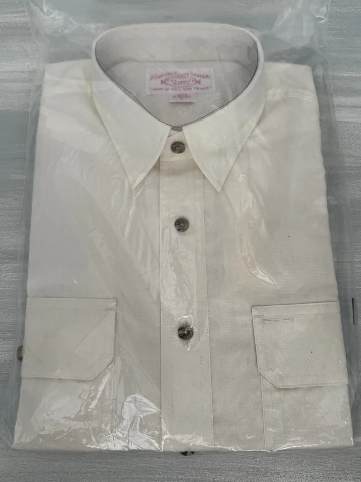 NWT Vintage Filson Short Sleeve Worksheet Salt 120481074 Large - Image 1 of 4