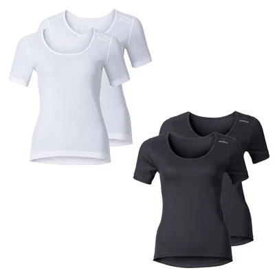Odlo Damen Unterwäsche Shirt crew neck CUBIC 2 Pack 192281
