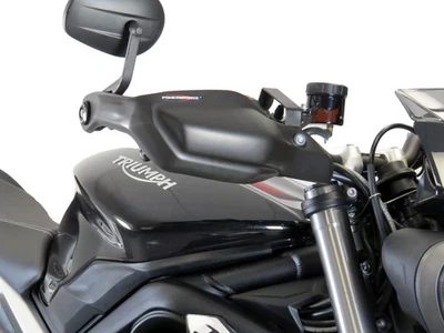 Protectores de manos Triumph Speed Triple 1200 RS 21-25 - negro mate - Powerbronze Foto 1 de 2