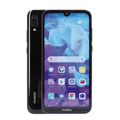 Huawei Y6 2019 Dual-SIM 32GB Midnight Black Smartphone Kundenretoure wie neu - Bild 1 von 4