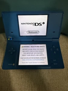 Nintendo DSi Blue System w/Stylus Unlocked & Tested Plays US/JPN Includes 9Games - Picture 1 of 14