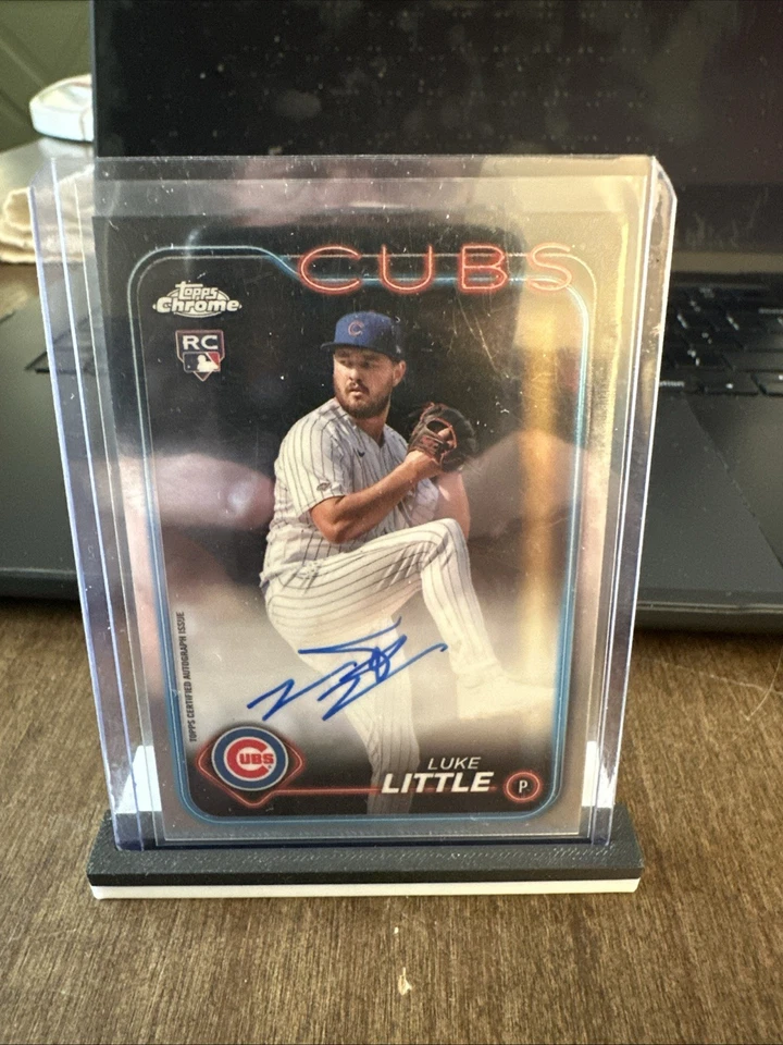 2024 Topps Chrome - Rookie Autographs Luke Little #RA-LL (AU, RC) - Image 1 of 1