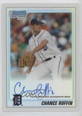 2010 Bowman Draft Chrome Prospects Refractor /500 Chance Ruffin #BDPP64 Auto - Image 1 of 2