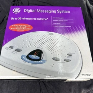 GE Digital Messaging System Englisch/Spanisch Anrufbeantworter Modell 29875GE1 - Bild 1 von 3