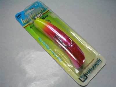 NOS Lurh Jensen Kwikfish K15 Metallic Pink/Chart. Tail Lure. N I P - Image 1 of 3