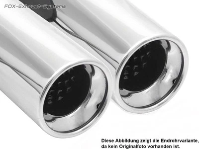 Stainless Sportauspuff-Komplettanlage Honda Accord 5 Type CE7 Bj.93-97 2x80mm - Image 1 of 2