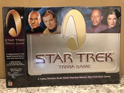 Vintage Star Trek Trivia Game in Collectible Tin  New In Sealed Box - Image 1 of 4