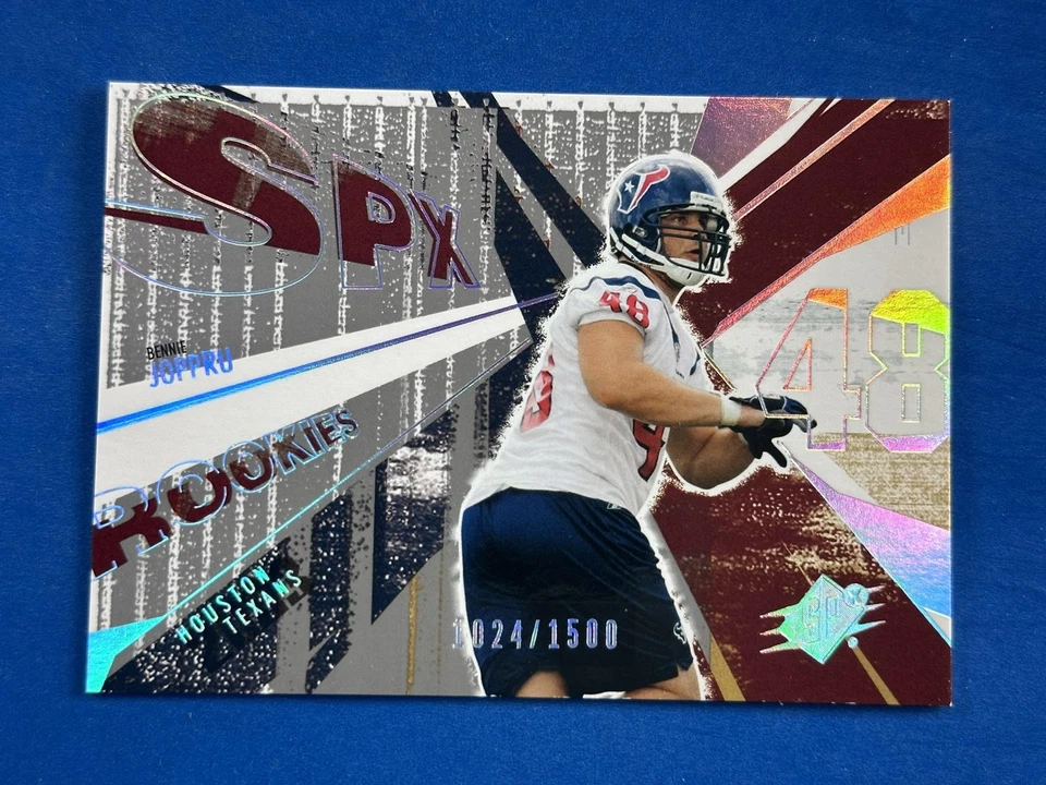 2003 SPx #186 Bennie Joppru Houston Texans #/1500 - Image 1 of 2