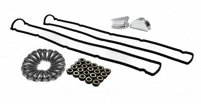 Black Rocker Cover Bolts Washers Aluminium Bungs & Gasket Skyline RB20 RB25 RB26 - Image 1 of 1