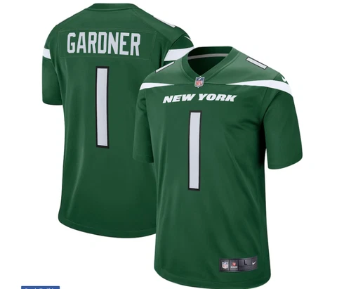Men's "Sauce Gardner" #1 "New York Jets" Stitched Jersey Cover