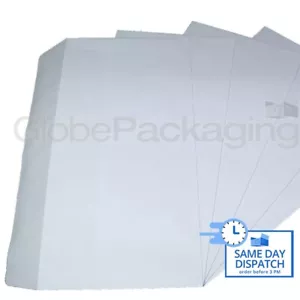 500xBUSTE AUTOSIGILLANTI BIANCHE SEMPLICI 110x220mm - Foto 1 di 6
