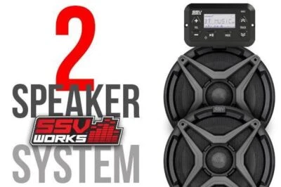 Sistema de audio SSV 2 altavoces SSV para Can-Am Maverick Sport 1000 4X4 2018-22 Foto 1 de 3