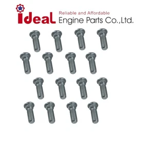16 Wheel Hub Bolt Serration Stud M10*1.25*30 for Grizzly 350 450 700 660 550 F&R - Picture 1 of 1
