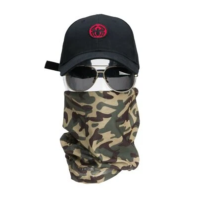 Gorros para la cabeza tubo envoltura facial bandana diadema máscara bufanda - ejército A975 Foto 1 de 2