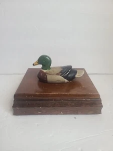 De colección Albert E Price Inc 1982 Señuelo Pato Caja Portatarjetas con 2 Barajas de Juego - Imagen 1 de 11