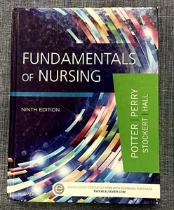 Fundamentals of Nursing 9th Edition By Potter Perry (hard Cover) - Picture 1 of 3