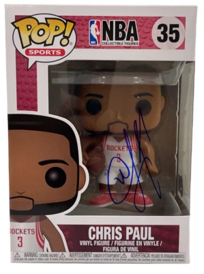 克里斯·保罗签名 Funko 公仔 35 休斯顿火箭队 正品 亲笔签名 贝克特 — 第 1/2 张图片