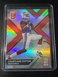 Courtland Sutton - Elite Draft Picks Football 2018 - SMU Mustangs, Broncos - RC - Bild 1 von 2