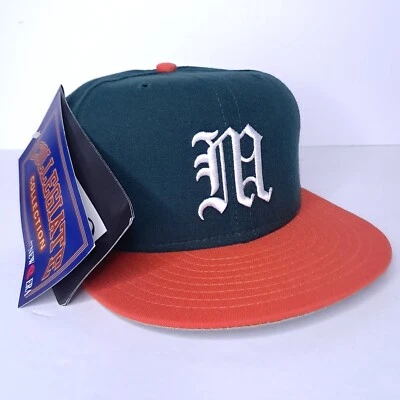 Sombrero ajustado vintage años 90 Miami Hurricanes New Era 6 7/8 modelo profesional lana Foto 1 de 4